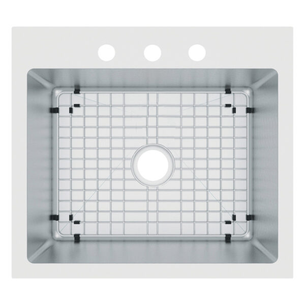 482-8082 Vandermere 25" x 22" Dual-Mount Stainless Steel Sink